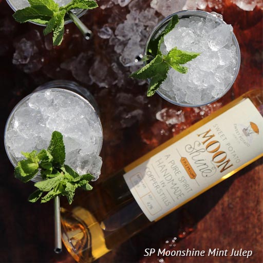 SP Moonshine Mint Julep serve