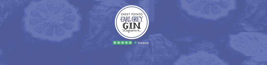 Sweet Potato Earl Grey Gin Liqueur Background