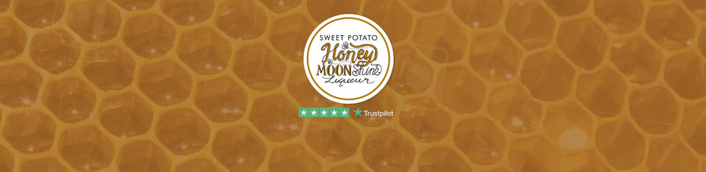 Sweet Potato Honey Moonshine Liqueur Background