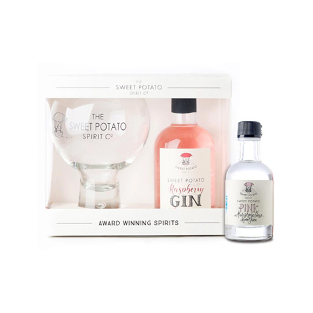 The Pink Globe Pack (Rasp 20cl)- The Sweet Potato Spirit Co