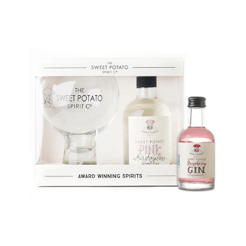The Pink Globe Pack (Pink Marshmallow 20cl) - The Sweet Potato Spirit Co