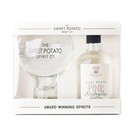 Pink Marshmallow Moonshine Globe Giftset - The Sweet Potato Spirit Co