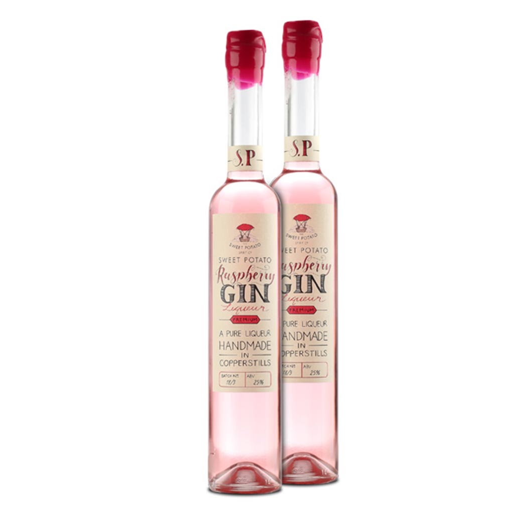 Double Raspberry Gin Liqueur - The Sweet Potato Spirit Co